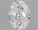 Diamante Natural 0.90 quilates, Ovalado , Color F, claridad VS1 y certificado GIA