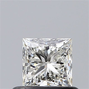 Picture of Natural Diamond 0.50 Carats, Princess with  Cut, I Color, VVS1 Clarity and Certified by GIA