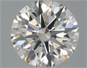 Lab Grown Diamond 3.06 Carats, Round with Ideal Cut, H Color, VVS2 Clarity and Certified by IGI