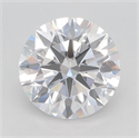 Lab Grown Diamond 2.53 Carats, Round with Excellent Cut, E Color, VS1 Clarity and Certified by GIA