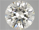 Natural Diamond 5.05 Carats, Round with Excellent Cut, J Color, VVS2 Clarity and Certified by IGI