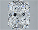 Natural Diamond 3.50 Carats, Cushion with  Cut, D Color, VVS1 Clarity and Certified by GIA