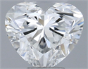 Natural Diamond 0.30 Carats, Heart with  Cut, F Color, VS2 Clarity and Certified by GIA