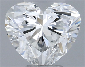 Foto Diamante Natural 0.30 quilates, Corazón , Color F, claridad VS2 y certificado GIA de