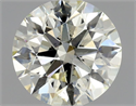 Natural Diamond 1.00 Carats, Round with Excellent Cut, N Color, SI2 Clarity and Certified by GIA