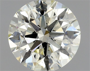 Picture of Natural Diamond 1.00 Carats, Round with Excellent Cut, N Color, SI2 Clarity and Certified by GIA