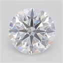 Lab Grown Diamond 3.36 Carats, Round with Ideal Cut, E Color, VVS2 Clarity and Certified by IGI