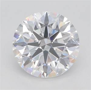 Picture of Lab Grown Diamond 3.36 Carats, Round with Ideal Cut, E Color, VVS2 Clarity and Certified by IGI
