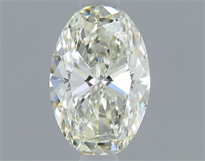 Foto Diamante Natural 0.50 quilates, Ovalado , Color K, claridad SI1 y certificado GIA de