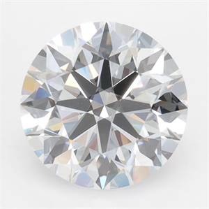 Picture of Lab Grown Diamond 3.06 Carats, Round with Ideal Cut, D Color, VVS2 Clarity and Certified by IGI