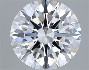 Picture of Lab Grown Diamond 3.01 Carats, Round with Excellent Cut, E Color, VVS2 Clarity and Certified by GIA