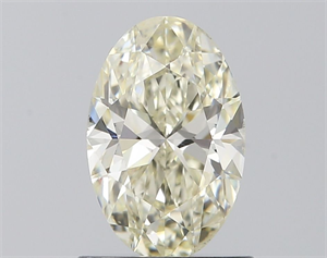 Picture of Natural Diamond 0.90 Carats, Oval with  Cut, L Color, SI1 Clarity and Certified by GIA