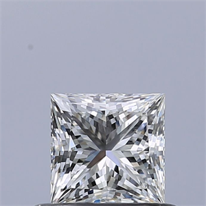 Picture of Natural Diamond 0.50 Carats, Princess with  Cut, G Color, VVS1 Clarity and Certified by GIA
