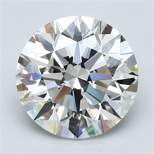 Foto Diamante Natural 3.23 quilates, Redondo , Color H, claridad VVS1 y certificado GIA de