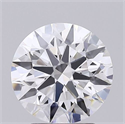 Lab Grown Diamond 2.80 Carats, Round with Excellent Cut, D Color, VS1 Clarity and Certified by GIA