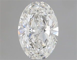 Foto Diamante Natural 0.57 quilates, Ovalado , Color G, claridad IF y certificado GIA de