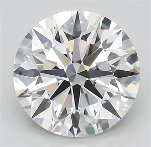 Picture of Lab Grown Diamond 5.07 Carats, Round with Ideal Cut, D Color, IF Clarity and Certified by IGI