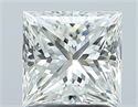 Natural Diamond 1.51 Carats, Princess with  Cut, I Color, VS1 Clarity and Certified by GIA