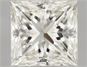Natural Diamond 1.51 Carats, Princess with  Cut, I Color, VVS2 Clarity and Certified by IGI