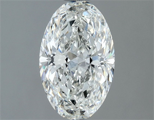 Foto Diamante Natural 1.30 quilates, Ovalado , Color H, claridad SI2 y certificado GIA de