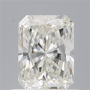 Picture of Natural Diamond 0.72 Carats, Radiant with  Cut, F Color, IF Clarity and Certified by IGI