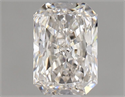 Natural Diamond 0.90 Carats, Radiant with  Cut, H Color, VVS1 Clarity and Certified by GIA