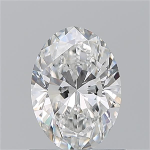 Picture of Natural Diamond 0.90 Carats, Oval with  Cut, F Color, SI1 Clarity and Certified by GIA