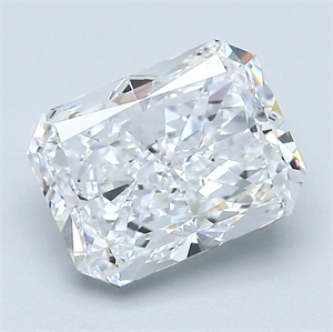 Picture of Natural Diamond 2.51 Carats, Radiant with  Cut, D Color, VS1 Clarity and Certified by GIA