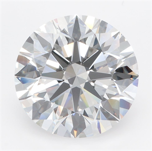 Picture of Lab Grown Diamond 4.98 Carats, Round with Ideal Cut, D Color, VVS1 Clarity and Certified by IGI