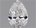 Natural Diamond 0.40 Carats, Pear with  Cut, D Color, VVS2 Clarity and Certified by GIA