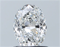 Diamante Natural 0.80 quilates, Ovalado , Color E, claridad VVS2 y certificado GIA