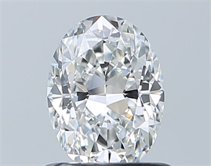 Foto Diamante Natural 0.80 quilates, Ovalado , Color E, claridad VVS2 y certificado GIA de