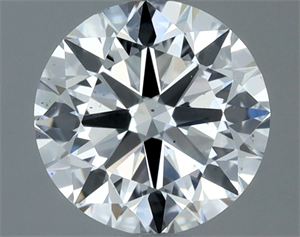 Picture of Natural Diamond 0.90 Carats, Round with Very Good Cut, F Color, SI1 Clarity and Certified by IGI