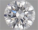 Natural Diamond 0.41 Carats, Round with Excellent Cut, E Color, VS2 Clarity and Certified by GIA