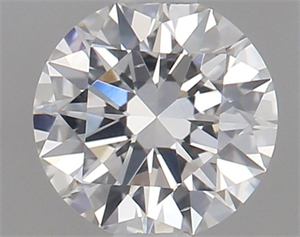 Picture of Natural Diamond 0.41 Carats, Round with Excellent Cut, E Color, VS2 Clarity and Certified by GIA