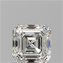 Natural Diamond 0.94 Carats, Asscher with  Cut, H Color, VVS2 Clarity and Certified by GIA