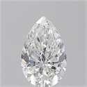 Diamante Natural 0.70 quilates, De pera , Color F, claridad VS2 y certificado GIA