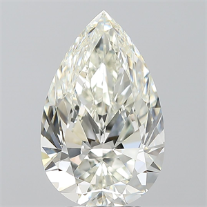 Picture of Natural Diamond 4.01 Carats, Pear with  Cut, H Color, VS2 Clarity and Certified by IGI
