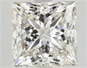 Natural Diamond 2.56 Carats, Princess with  Cut, J Color, VS1 Clarity and Certified by GIA