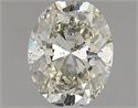 Diamante Natural 1.01 quilates, Ovalado , Color K, claridad SI2 y certificado HRD