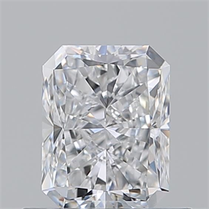 Picture of Natural Diamond 0.70 Carats, Radiant with  Cut, D Color, VVS1 Clarity and Certified by GIA