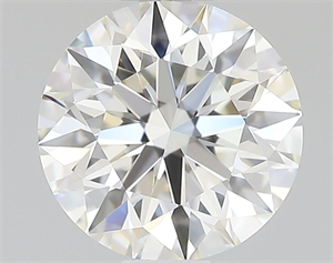 Picture of Natural Diamond 0.71 Carats, Round with Excellent Cut, J Color, VVS1 Clarity and Certified by GIA