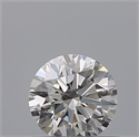 Natural Diamond 0.42 Carats, Round with Excellent Cut, F Color, VVS1 Clarity and Certified by GIA