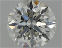 Natural Diamond 0.80 Carats, Round with Excellent Cut, I Color, SI1 Clarity and Certified by GIA