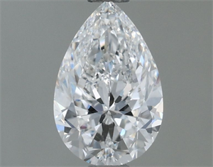 Picture of Natural Diamond 0.70 Carats, Pear with  Cut, E Color, VS2 Clarity and Certified by GIA