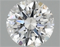 Lab Grown Diamond 0.98 Carats, Round with Ideal Cut, D Color, VS2 Clarity and Certified by IGI