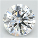 Lab Grown Diamond 3.13 Carats, Round with Excellent Cut, D Color, VVS1 Clarity and Certified by GIA