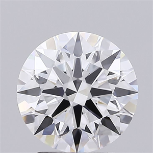 Picture of Lab Grown Diamond 2.91 Carats, Round with Excellent Cut, E Color, VVS2 Clarity and Certified by GIA