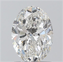 Natural Diamond 1.01 Carats, Oval with  Cut, F Color, VS1 Clarity and Certified by GIA