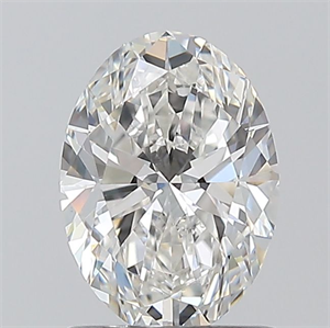 Picture of Natural Diamond 1.01 Carats, Oval with  Cut, F Color, VS1 Clarity and Certified by GIA